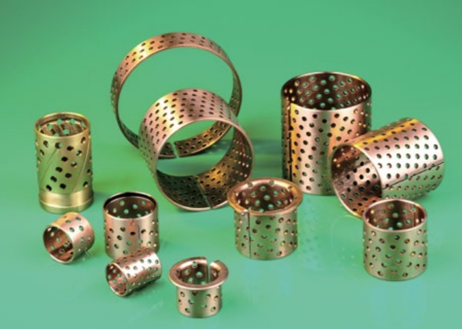 WB702 WB700 CuSn8 CuSn6.5 Bushing Perunggu Dibungkus Dengan Lubang 1
