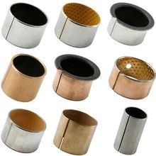 70N / mm² Bushing Berlapis PTFE Berlapis Baja Tahan Aus