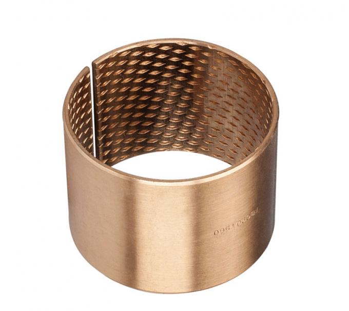 150N / mm² Bushing Grafit Perunggu CuSn8P Pelumasan Tanpa Minyak 0