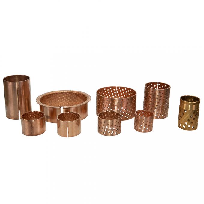 Bushing Perunggu Terbungkus CuSn8P CuSn6.5P Kapasitas Beban Tinggi 0